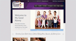 Desktop Screenshot of mygoodnanny.com